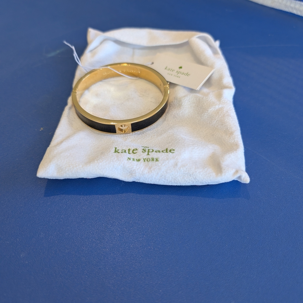 Kate Spade Black and Gold Bracelet
